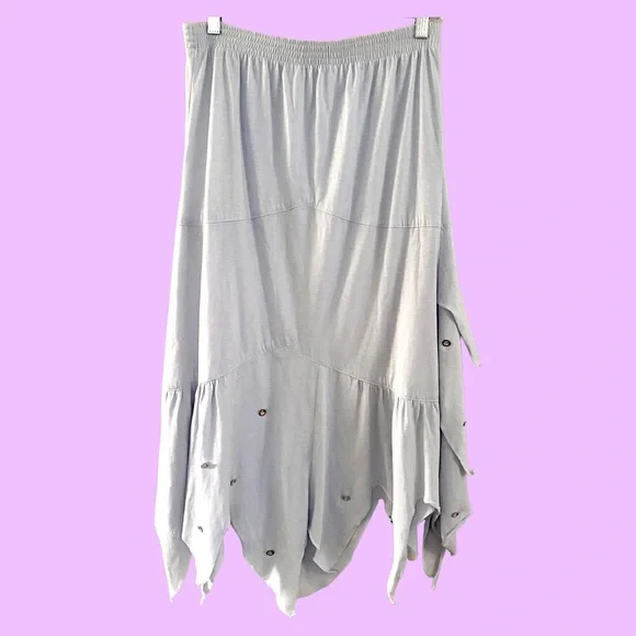 Vintage 90’s Y2K Grunge Fairy Ballet Tinkerbell Maxi Skirt Size Medium - Picture 3 of 8